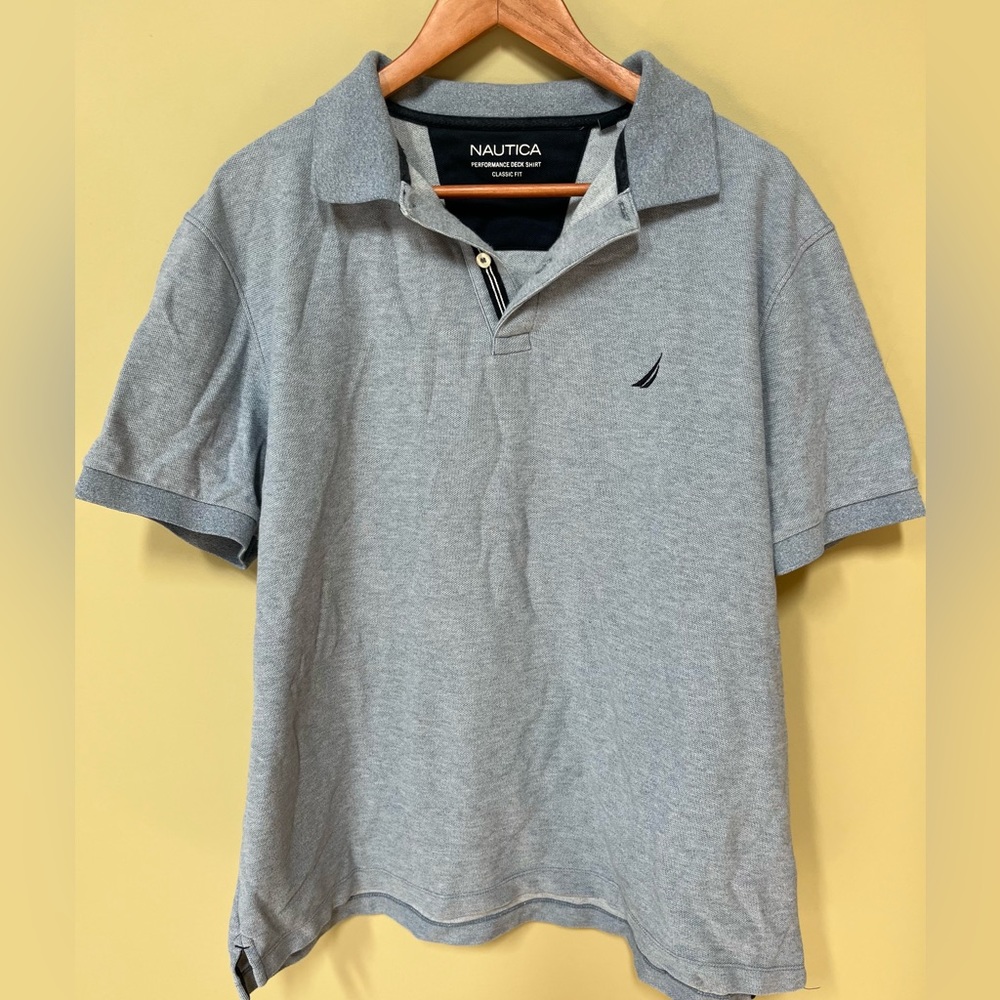 Men’s‎ Nautica, short sleeved shirt, light blue, XL